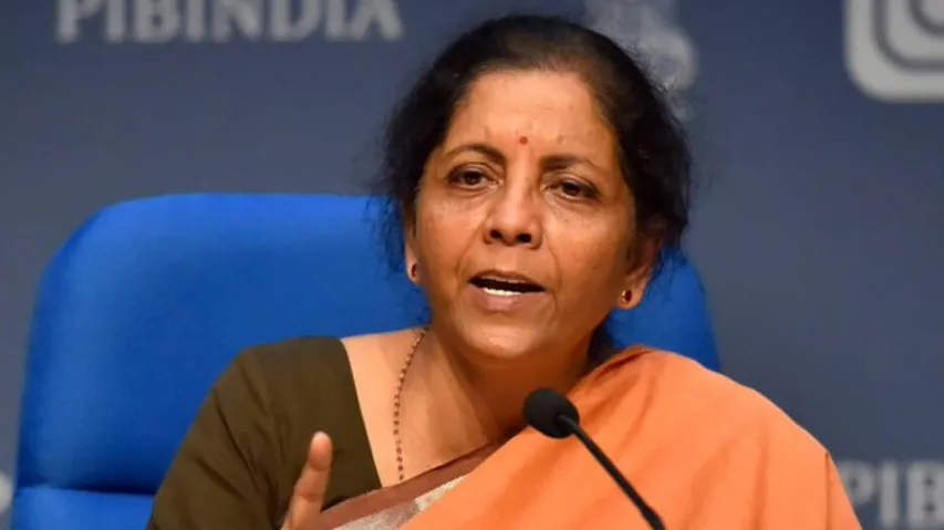 Finance Minister Nirmala Sitharaman