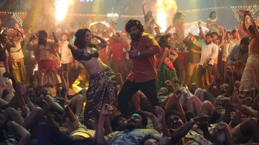 Screenshot of Oo Antava song from Pushpa