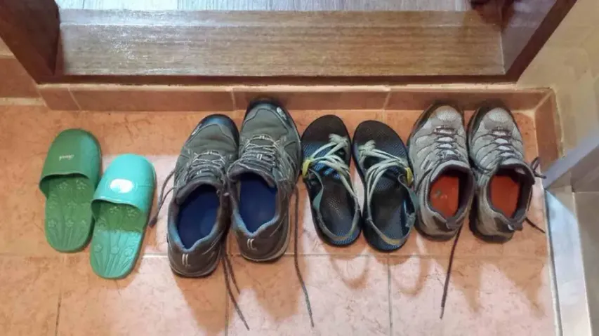 Why do we remove shoes? 