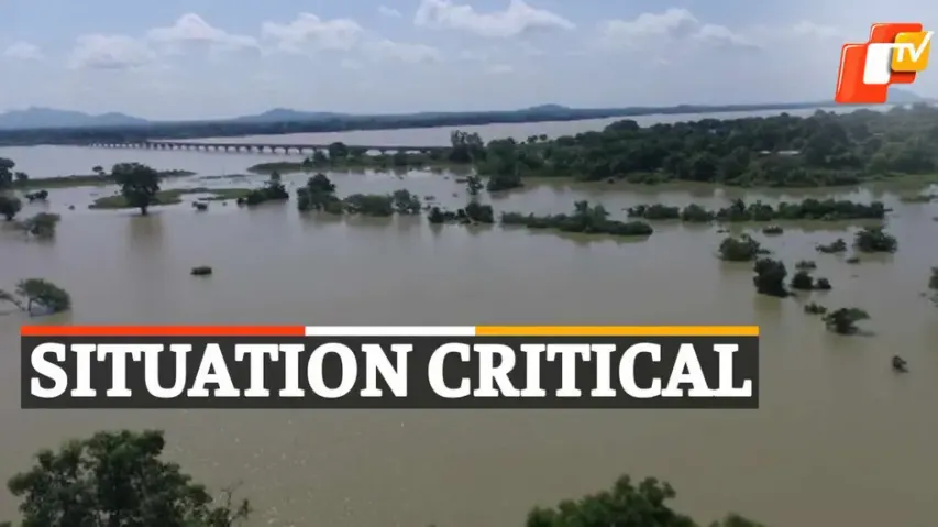 River swelling, Odisha, Sambalpur, Bargarh, Cuttack, Flood Situation
