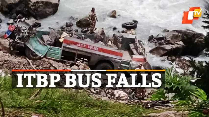 ITBP Bus Mishap, Bus Mishap