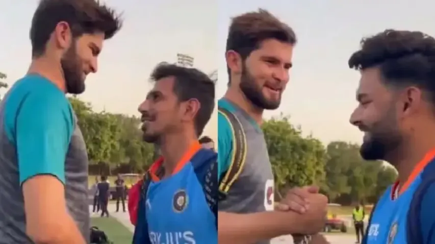 Shaheen Afridi and Rishabh Pant