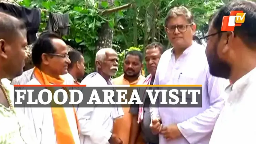 Baijayant Panda, Flood-Hit Area, Kendrapara