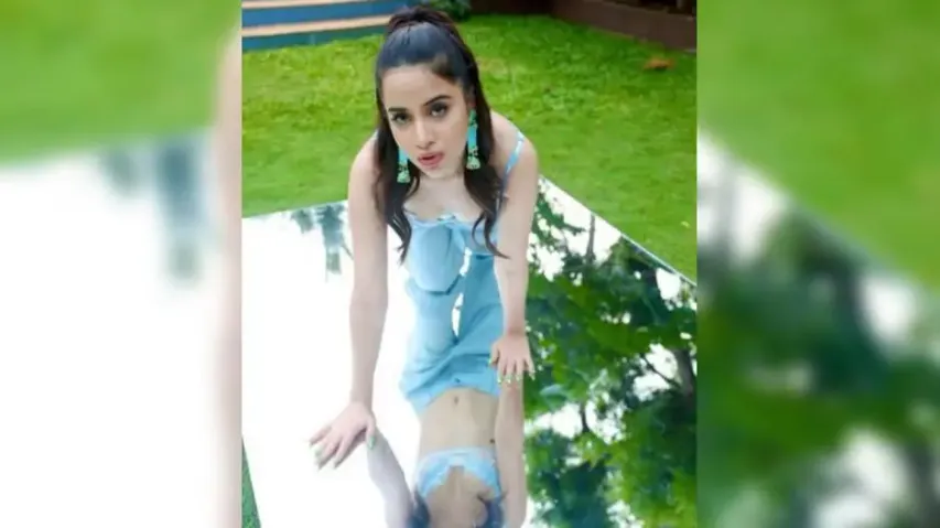 Urfi Javed goes topless again with 'chandi ka warq', netizens engage in banter with supporters
