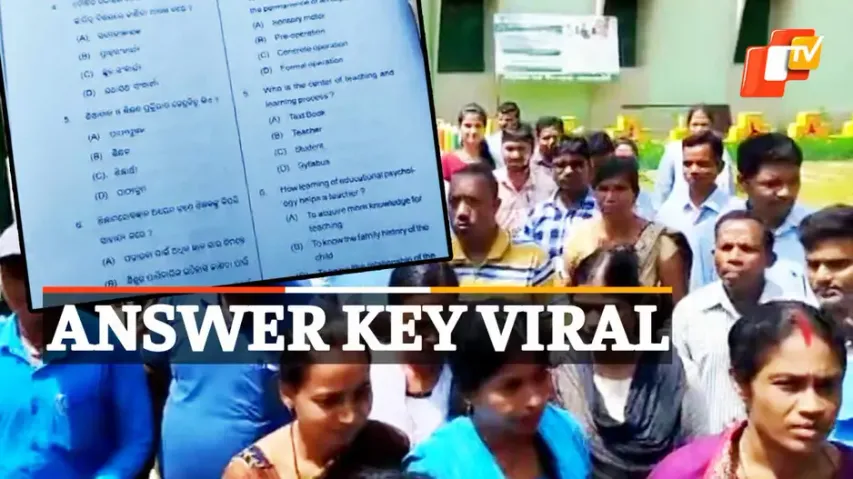 OTET Exam,  Answer Key Viral