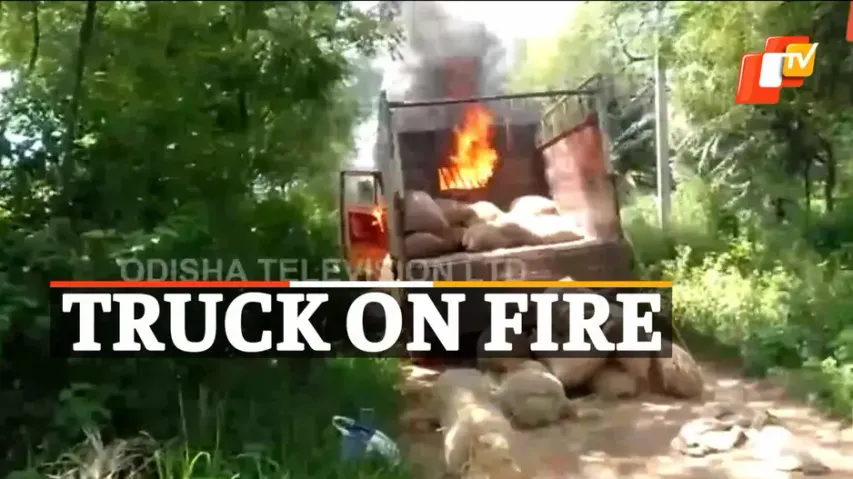 truck fire,
