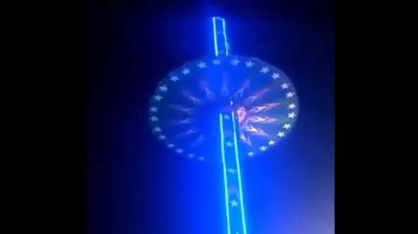 Swing crashes down