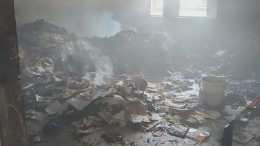 fire at garment store