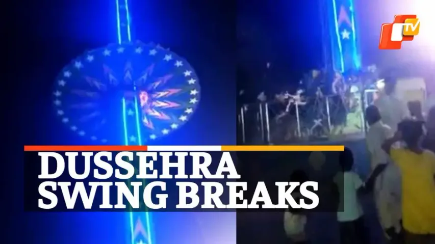 Swing Mishap, Dussehra Ground Fair