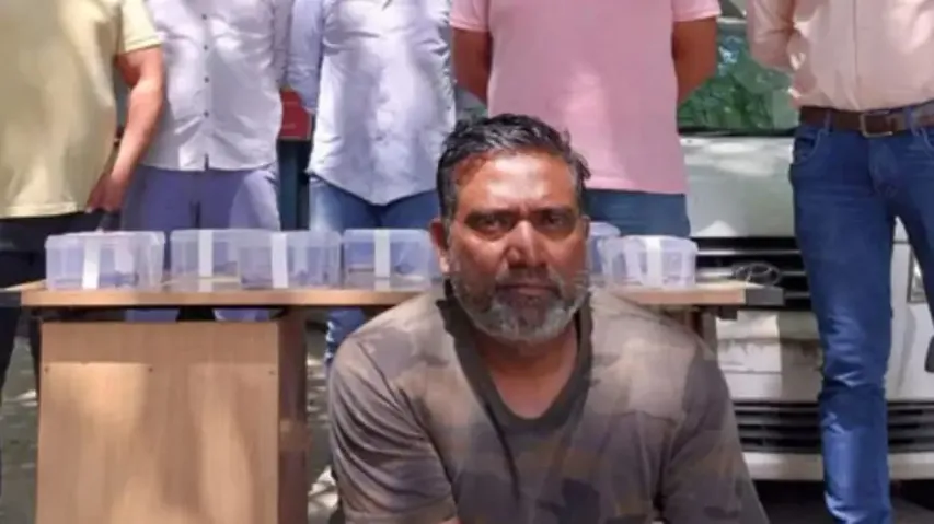 The accused in police custody