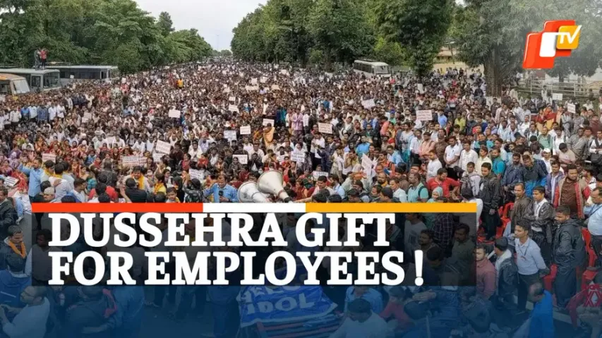 Contractual Employees, Protest, Odisha Government Contractual Employees Association