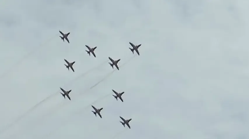 IAF conducts full dress rehearsal ahead of Suryakiran Airshow in Bhubaneswar