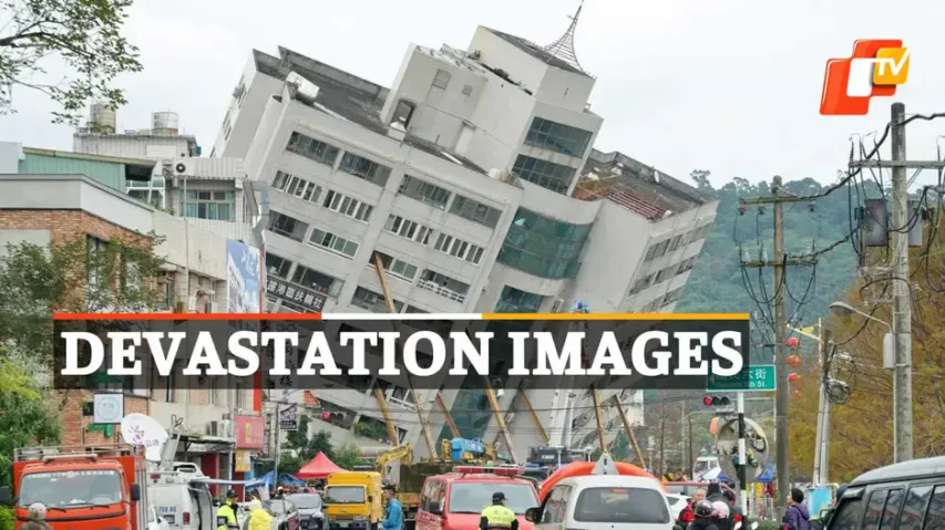 Taiwan Earthquake, Devastation
