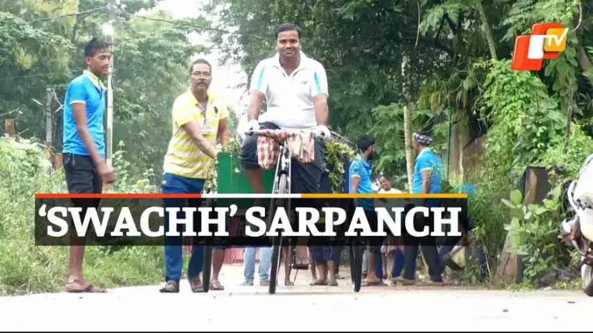 Sarpanch Cleans Streets, Rajsunakhala Sarpanch, Nayagarh, Odisha, OTV News