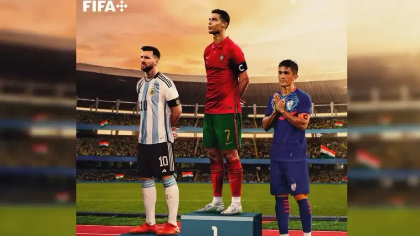 FIFA honours India football captain Sunil Chhetri