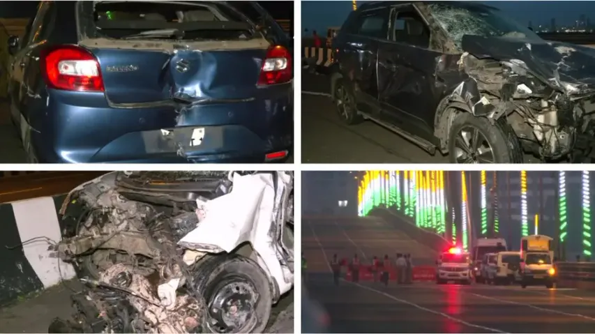 5 killed, 13 hurt on Bandra-Worli Sea Link in 5 vehicles accident