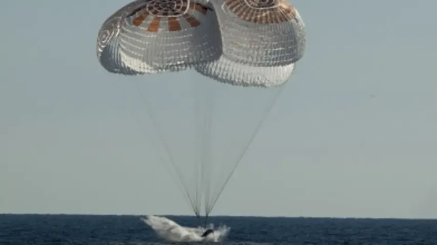 Astronauts aboard SpaceX spacecraft safely splash down on Earth