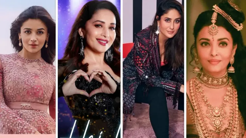 Alia Bhatt, Madhuri Dixit Nene, Kareena Kapoor Khan, Aishwarya Rai Bachchan