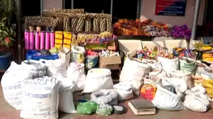 Illegal firecracker sale in Cuttack
