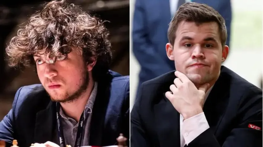 Hans Niemann and Magnus Carlsen