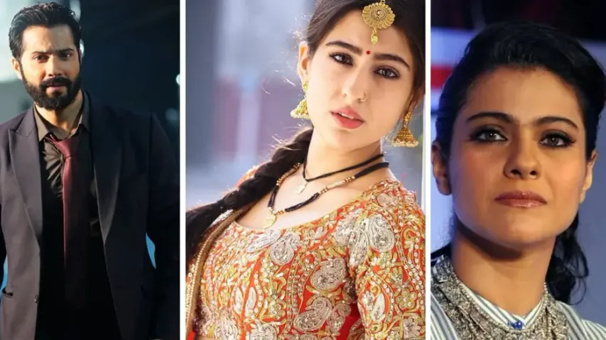 Varun Dhawan, Sara Ali Khan, Kajol