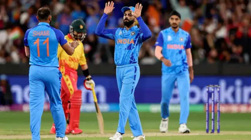 India beats Zimbabwe 