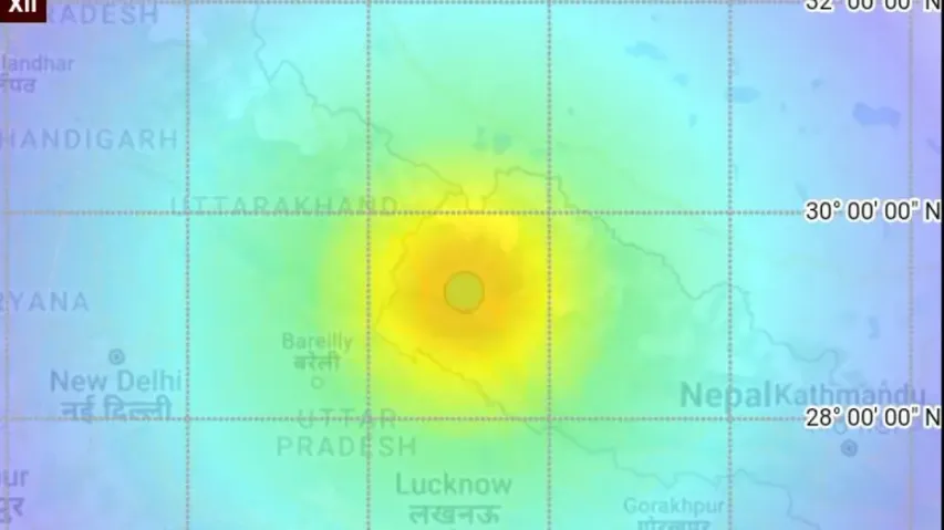Earthquake tremors felt across Delhi