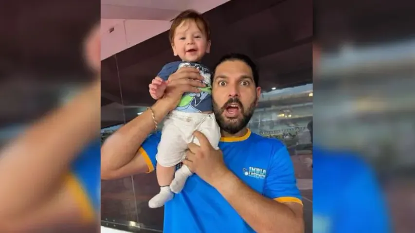 Yuvraj Singh’s son ‘flies’ like superhero #Watch