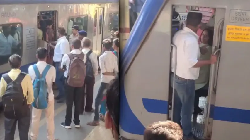 Woman forced to seat with loco pilot after she halts metro movement for this reason #Watch