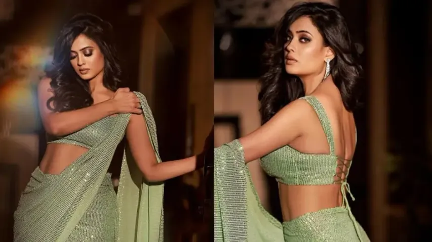 Shweta Tiwari defies age, oozes oomph quotient in green saree – See Pics