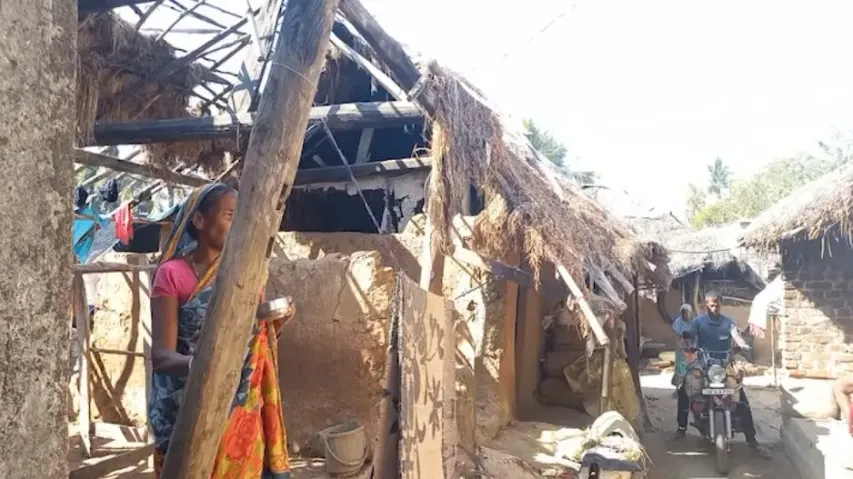 Odisha Village in dark 