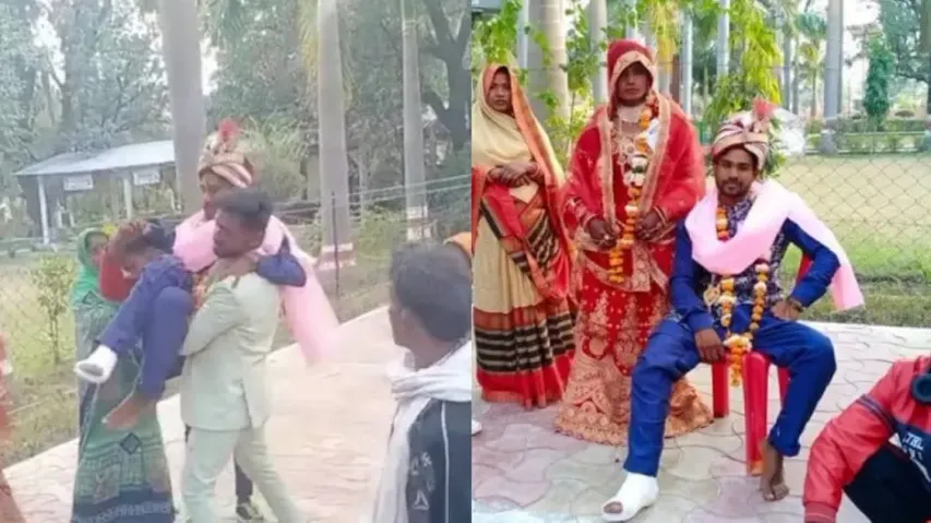 Groom meets with accident still reaches wedding mandap for bride but...