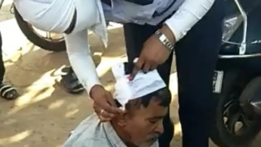 Odisha lady traffic cop provides first aid treatment to accident victim, wins hearts