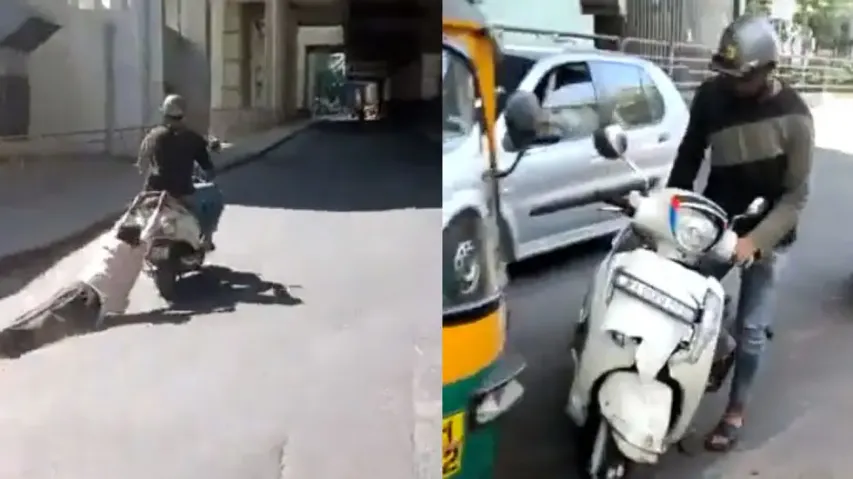 Bengaluru: Elderly Man Dragged by Biker