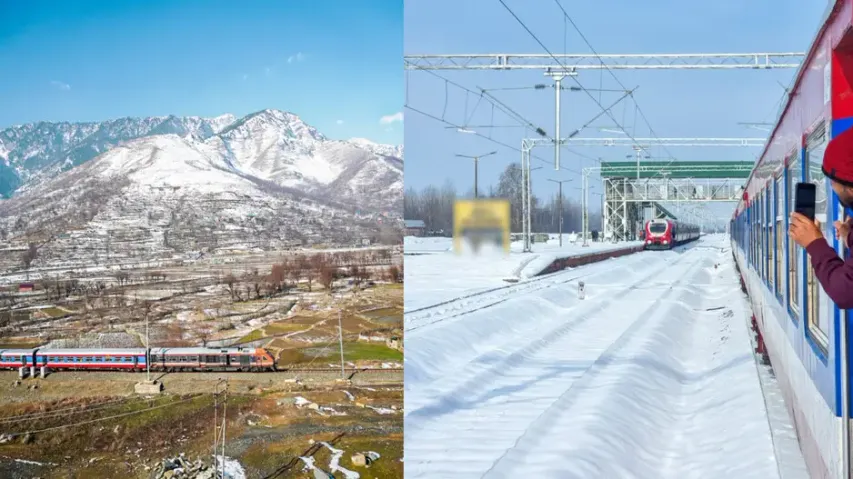 Breathtaking snow-covered railway station in India: See pics of 'Heaven on Earth'