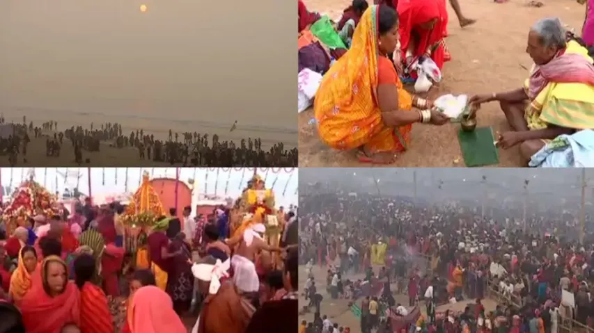 Devotees Observe Magha Saptami At Chandrabhaga Beach
