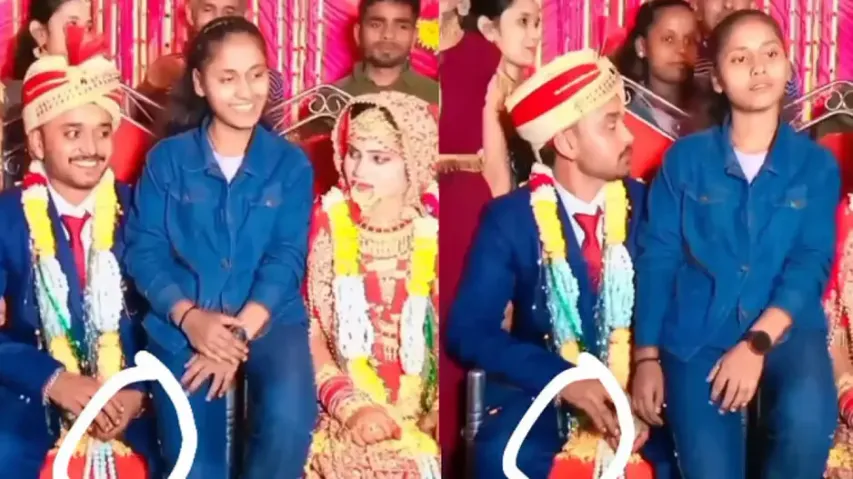 Sali ‘secretly flirts’ with Jiju during photoshoot! Watch how groom reacts while beside bride