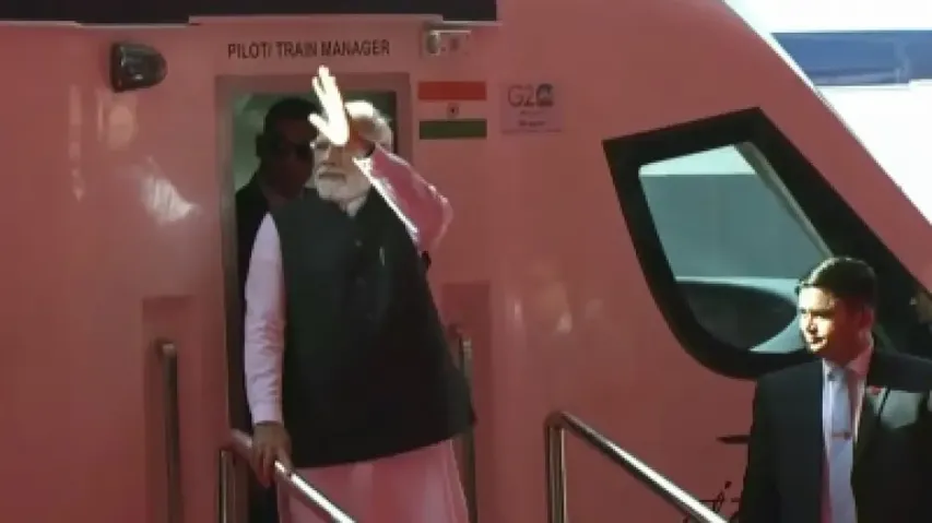 PM Modi flags off two Vande Bharat trains, launches Mumbai infra projects
