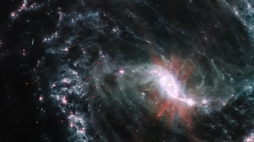 NASA's Webb telescope reveals network of gas, dust in nearby galaxies