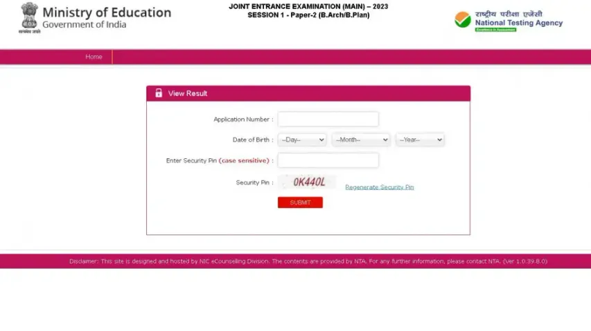 NTA announces JEE Mains 2023 Session 1 paper 2 results, check steps to download scorecard 