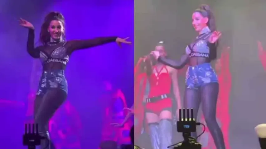 Nora Fatehi’s sizzling move on ‘Kusu Kusu’ goes viral, watch