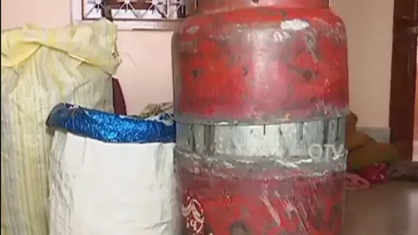 Ganja smuggled inside LPG cylinder