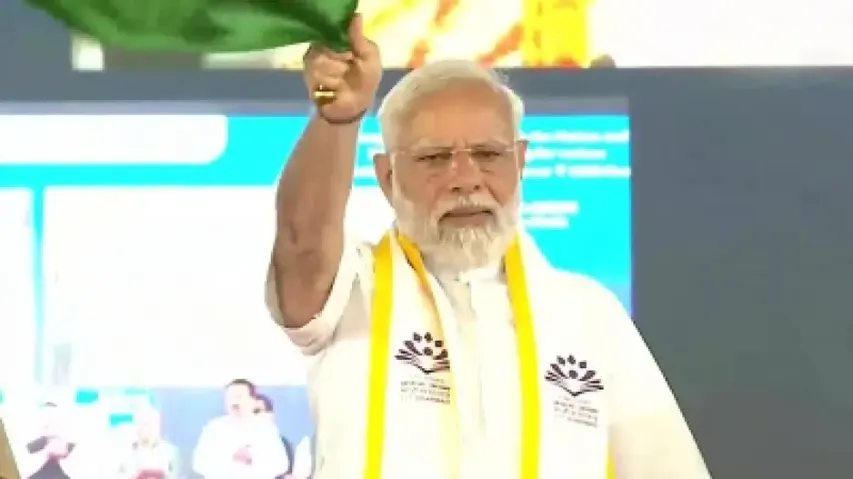 PM Modi inaugurates world's longest railway platform in Karnataka