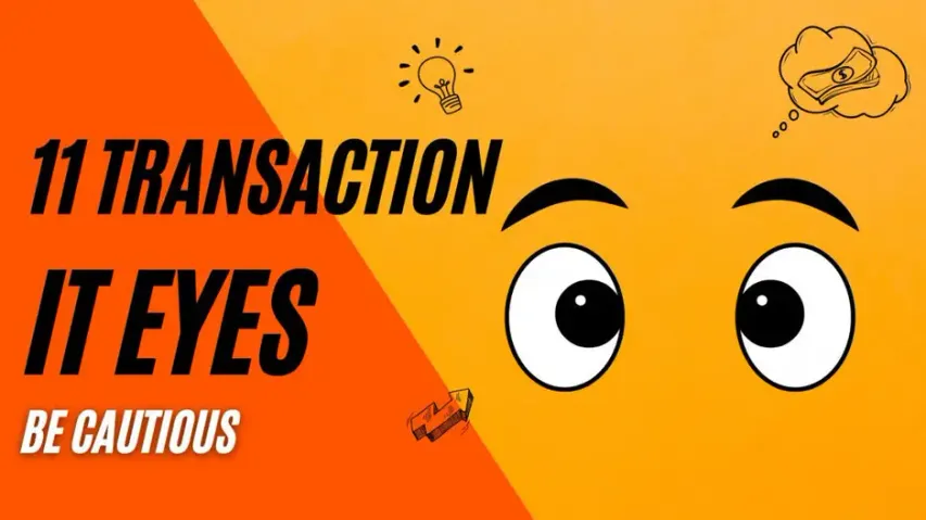 10 transactions that catch the eye of Income Tax