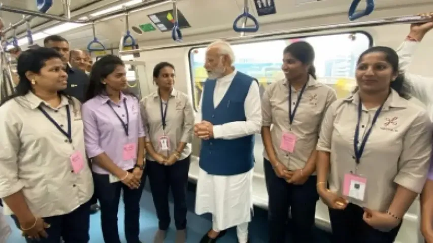 PM Modi inaugurates Whitefield Metro