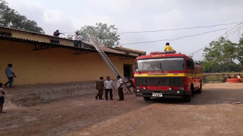 Fire breaks out at lime godown in Bhadrak