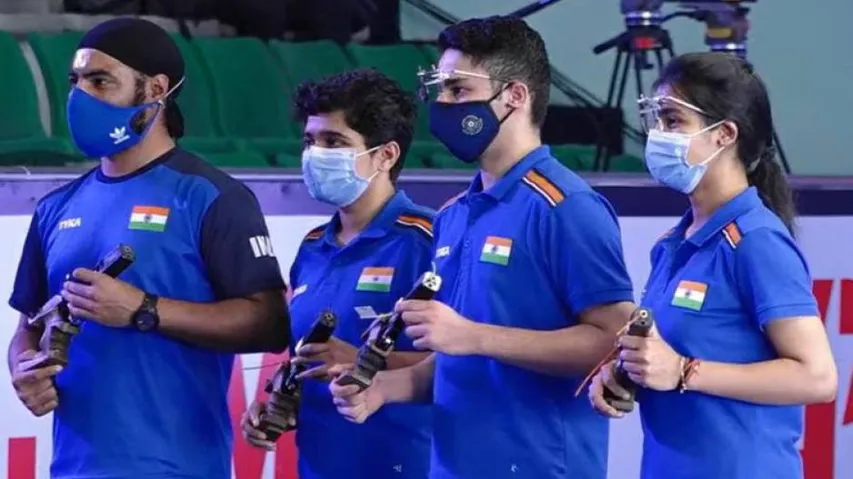 ISSF World Cup: India Win Rapid Fire Pistol Mixed Team Gold
