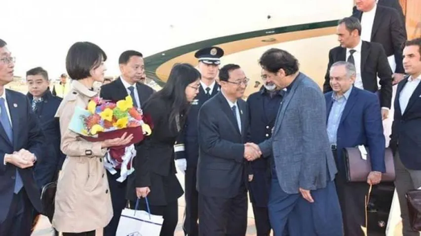 Imran arrives in China on third official visit