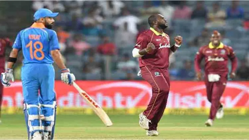 Kohli's ton in vain as Windies beat India in 3rd ODI