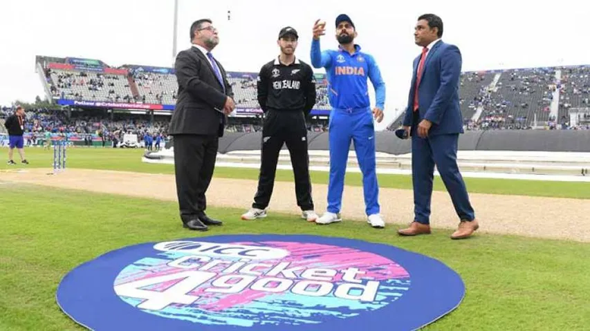 New Zealand opt to bat against India in WC semi-final 